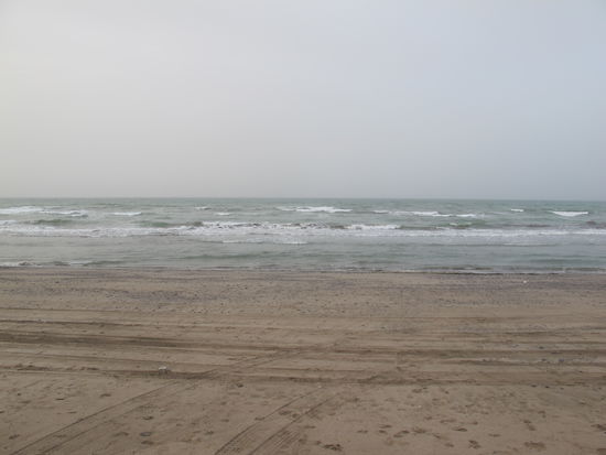 Schlechtes Wetter heut am Strand