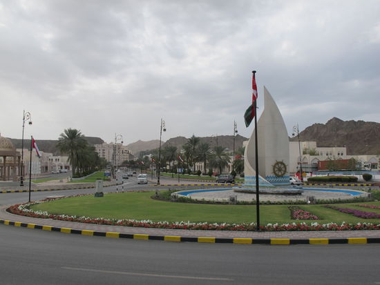 Schöne Kreisverkehre haben sie hier