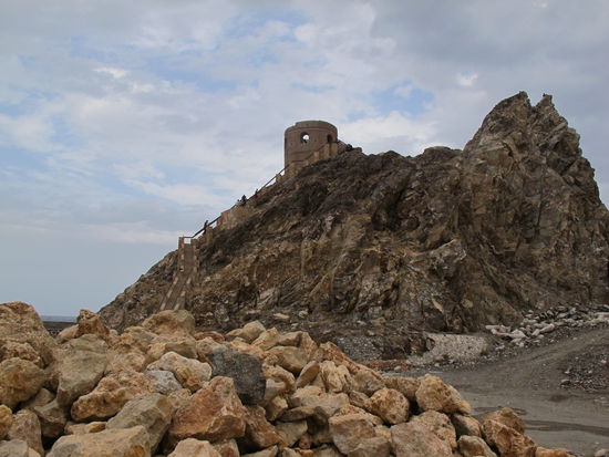 Wachturm am Meer mit toller Aussicht