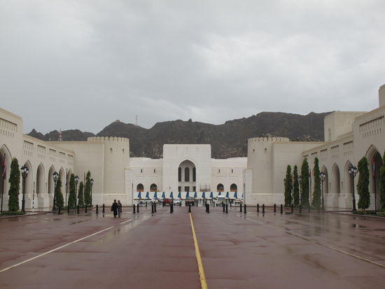 Die Kolonnade aus der "Palastsicht"