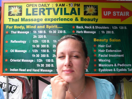 auf der Khao San Road, muede