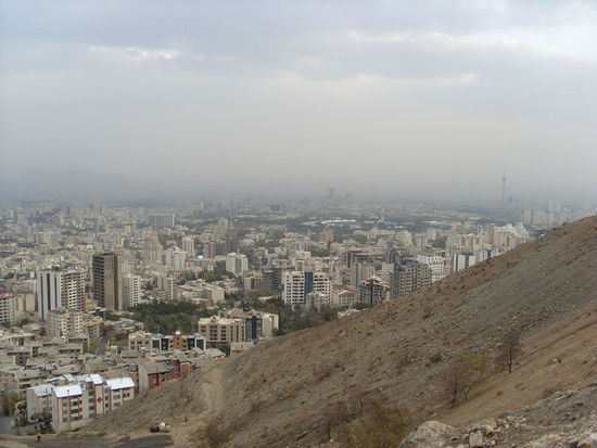 Teheran aus den Bergen