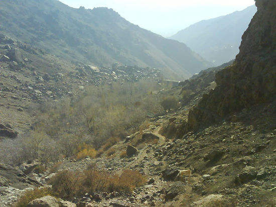 Das Tal von weiter oben.