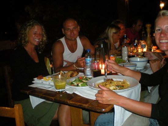 Abschiedsessen beim Holländer mit Candace und Bernhard