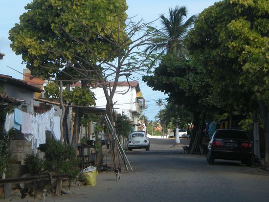 Seitenstraße in Cumbuco