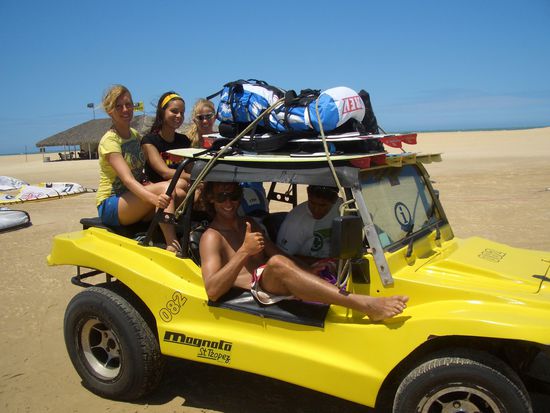 Rückwegvon der Lagune Cauipe mit dem Buggy