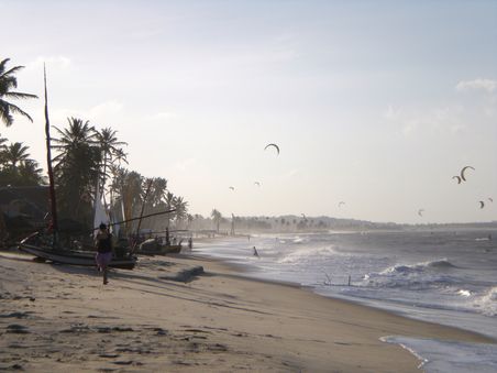 Strand von Cumbuco gegen Abend