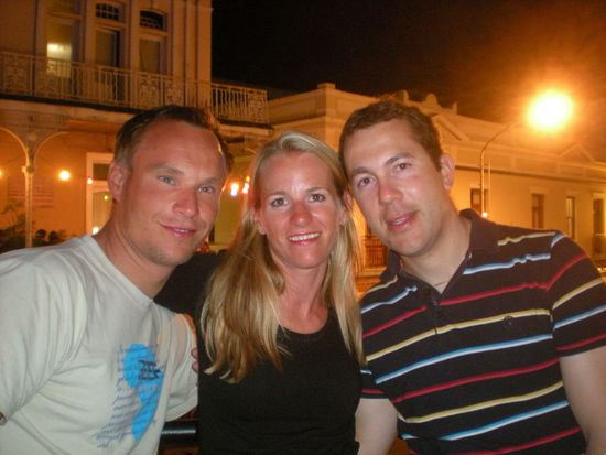 Georg, Moni und Efrim auf der Longstreet