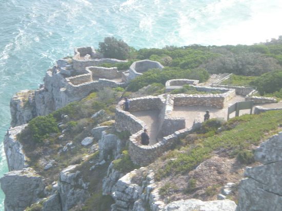 schöne Strecke aber antrengender Weg hoch zum Cape Point