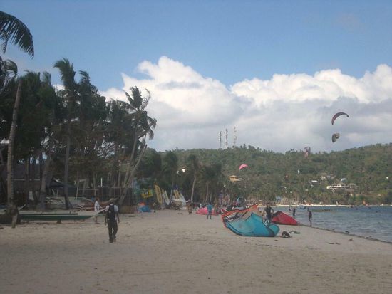 Der Kitestrand in Boracay