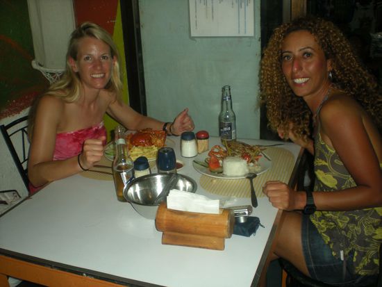 Im Restaurant Angels Wish im Talipapa