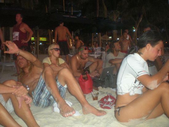 Sundowner am Whitebeach