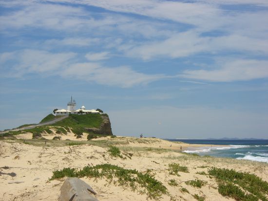 Newcastel Beach.. Kurzer Zwischenstop vor der Fahrt in die Blue Mountains...
