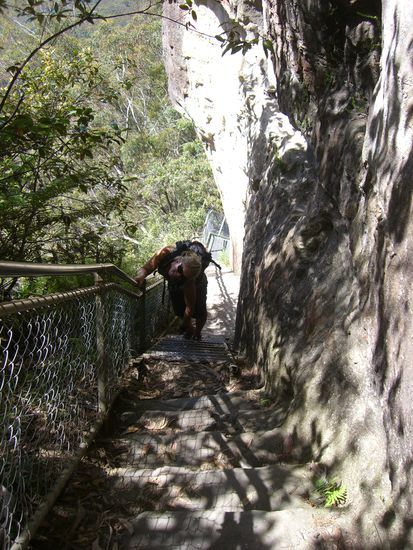 Ooohh wie anstrengend.. Hoch muessten wir ja auch wieder..