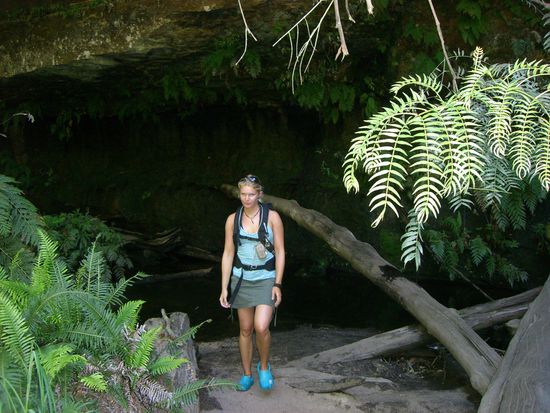 Man siehe die perfekte Wanderbekleidung.. Ne Sara 