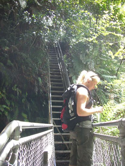 Seht euch diese Treppen an.. War ganz schoen anstrengend..