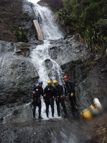 Da sind wir gerade runter geklettert...