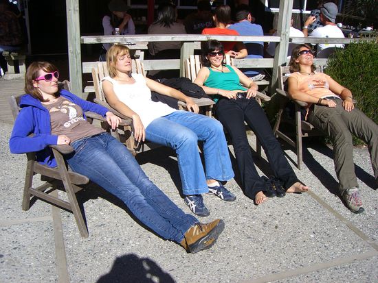 Juhu endlich wieder Sonne auf dem Weg nach Queenstown 