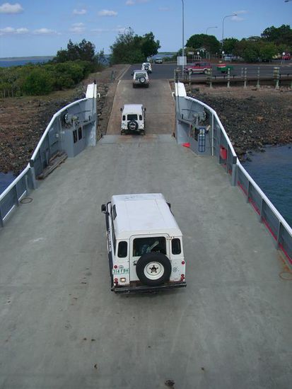 Verschiffen nach Fraser Island