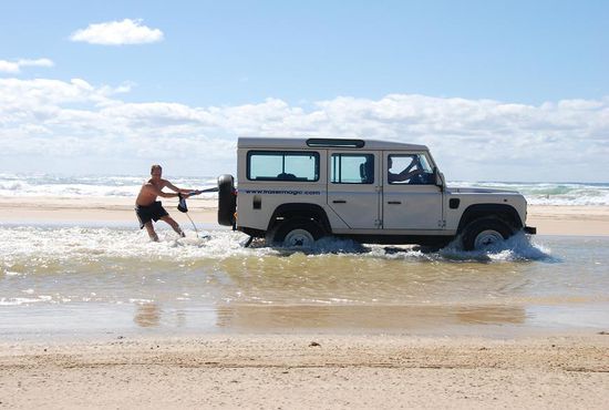 Remo am 4x4 Surfen
