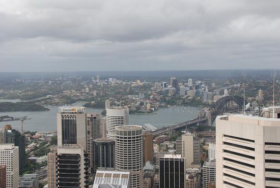 auf dem Sydney Tower, 309m