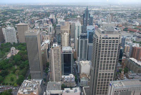 auf dem Sydney Tower, 309m