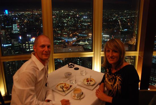 Dinner auf dem Sydney Tower
