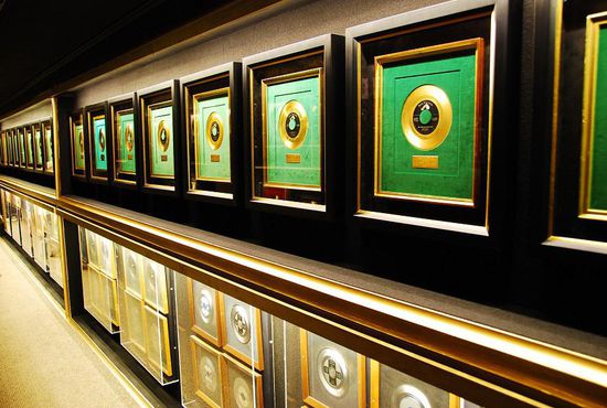 Viele goldene Schallplatten