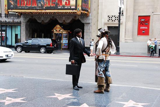 Jack Sparrow am diskutieren