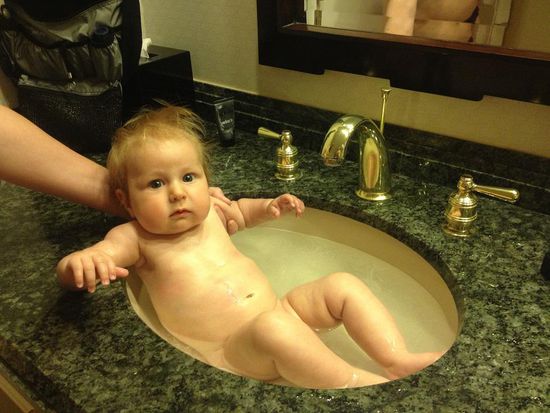 Bädälä nach dem Plantschen...