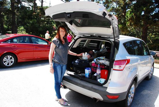 Unterwegs Windeln wechseln