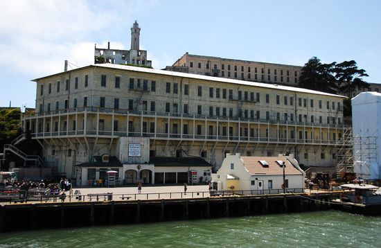 Alcatraz kurz vor Ankunft