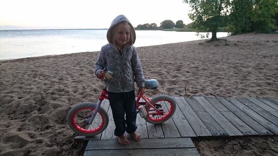 Ich stolz bin, Papa Velo gflickt!!!