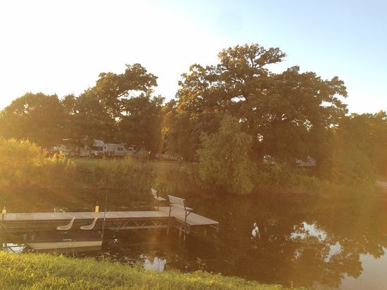 Auf dem Campingplatz