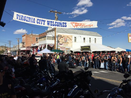 Virginia City, Street Vibrations, Metal, Music, Motorcycles“