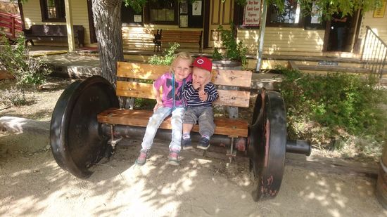 Virginia City, Diesellok Fahrt