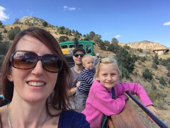 Virginia City, Diesellok Fahrt