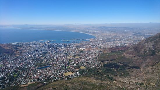 für eine super Aussicht auf ganz Kapstadt
Der Tafelberg