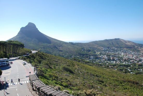 für eine super Aussicht auf ganz Kapstadt
Der Tafelberg