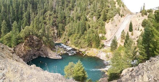 Shasta Trinity National Forest Umweg wegen dem Waldbrand