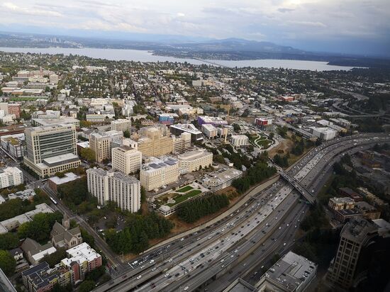 Columbia Tower, das höchste Gebäude in Seattle (285m)