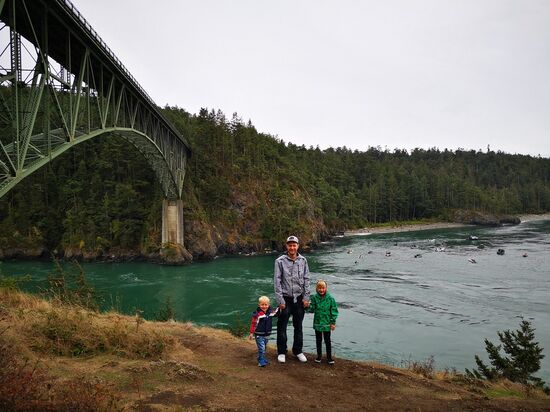 Deception Pass Bridge in Fidalgo Island