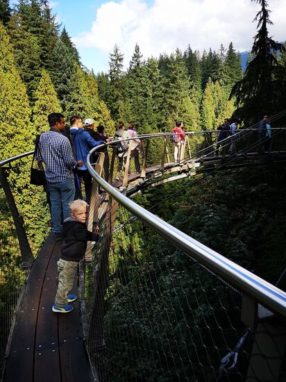 Vancouver – Capilano Suspension Bridge Park.