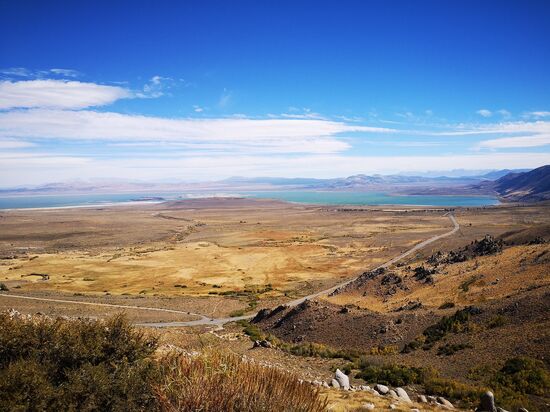 Sicht auf den Mono Lake