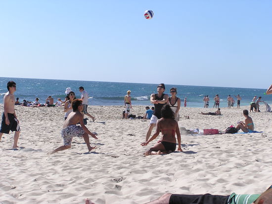Beachvolleyball in Cottesloe!