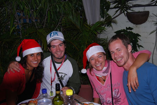 "Heilig Abend" in Sydney. Wir haben es uns in unserem Hostel "Tokyo Village" gut gehen lassen...