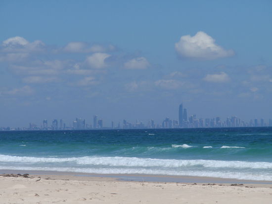 Die Skyline von Surfers Paradise.