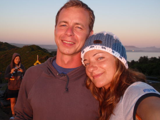 Von der Sonne gekuesst!