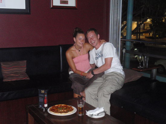 Diese Pizza gehoert Chris!!!