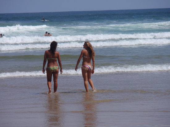 Badespass am Birubi Beach!